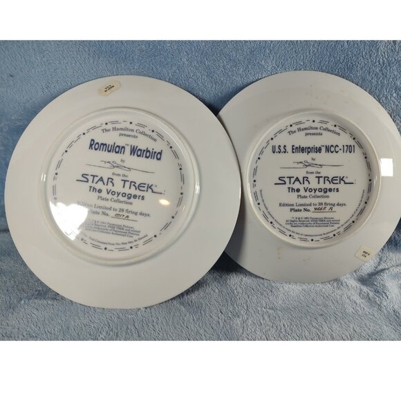 Star Trek The Voyagers Plate Collection, Plates no. 0717A and 4565A - Picture 5 of 6